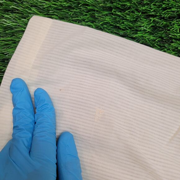 Vintage 80s Arrow Pastel Stripe Short Sleeve Button Up Shirt Mens Medium 15.5 - Picture 5 of 10